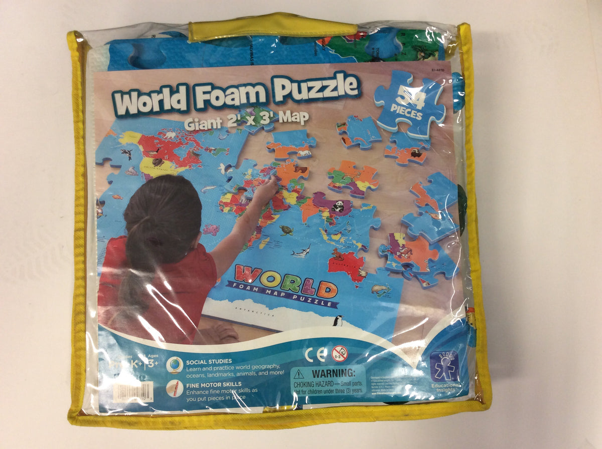 World map foam puzzle hot sale mat