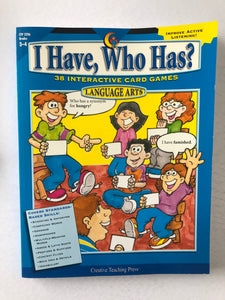 I have, who has? (Language) - Grades 3-4