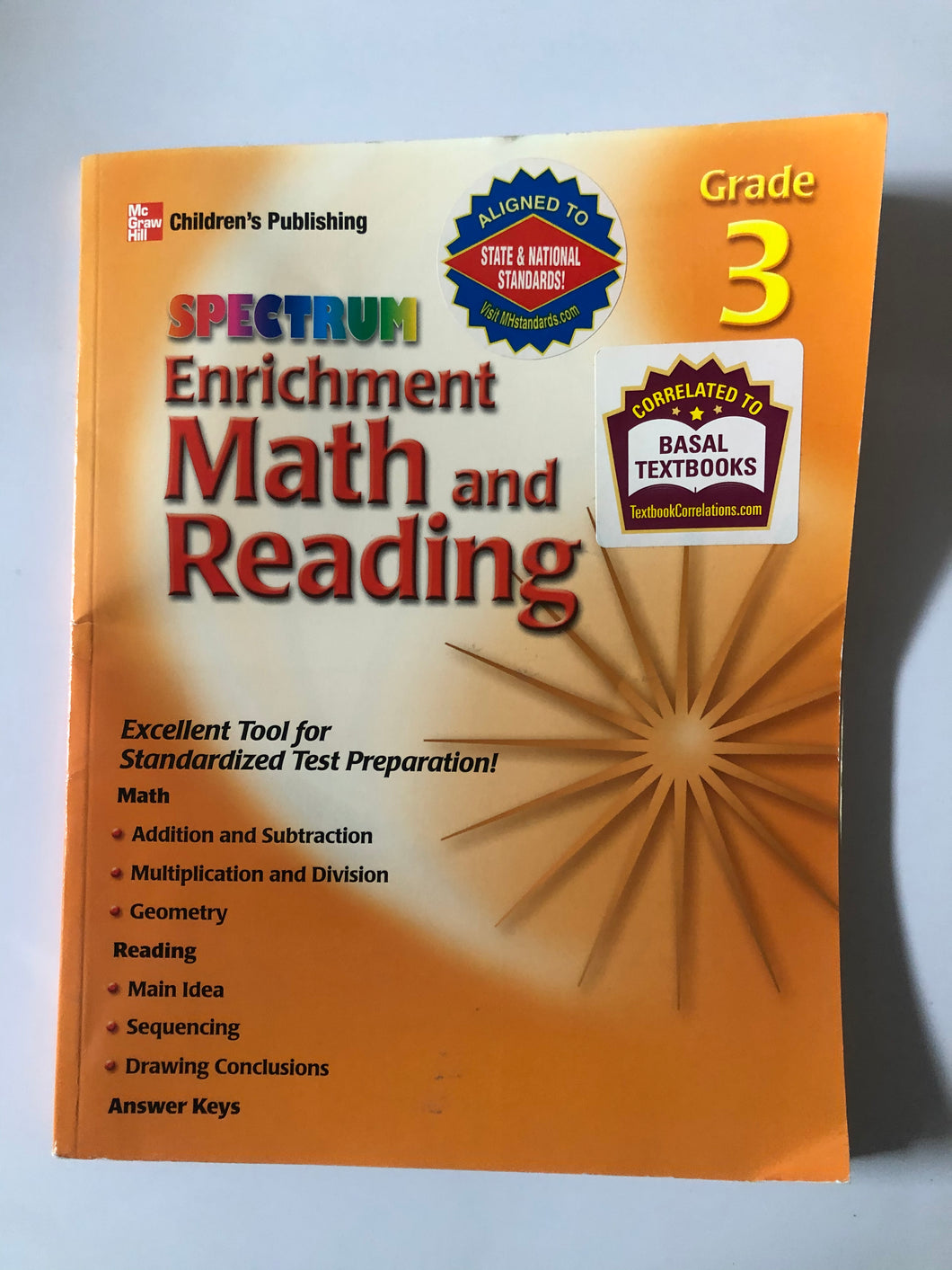 Spectrum, Enrichment math and reading - Grade 3