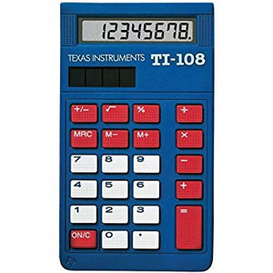 AL08 - Basic Student Calculator TI-108 Dualpower