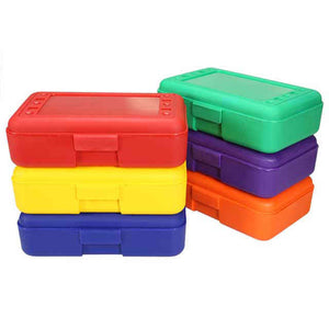 BI01	- Plastic Pencil Box 8 1/2" x 2 1/2" x 5 5/8"