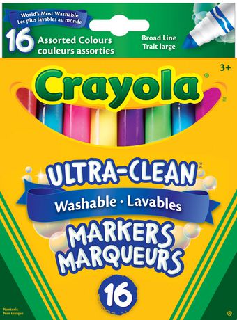 BY13 - 16 Washable Jumbo Felts Crayola