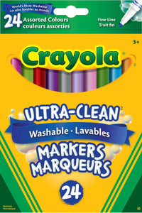 BY26 - 24 Crayola Fine Felts Crayola