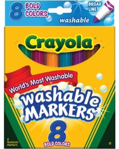 BY28 - Pkg 8 Crayola Bold  Washable Felts