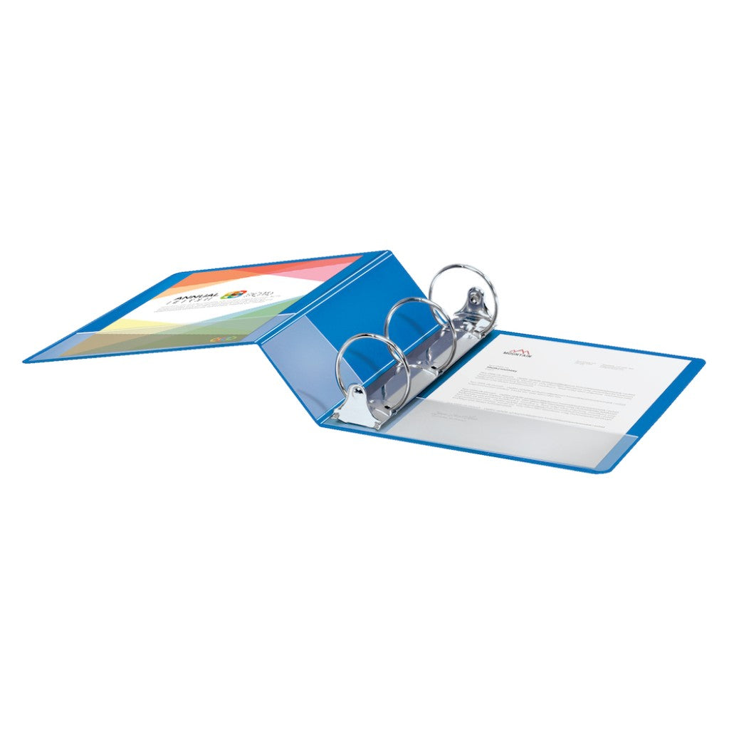 CD96 - 3” Premium 3 Ring Vinyl Binder Blue