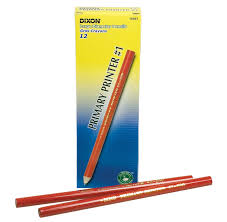 DX04 - Primary Pencil Dixon Red  #1