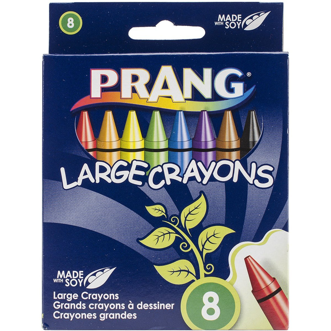 DX26 - 8 Jumbo Wax Crayons Prang