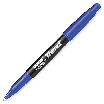 DX42 - Pen Fine Tip Blue Felt Fineliner