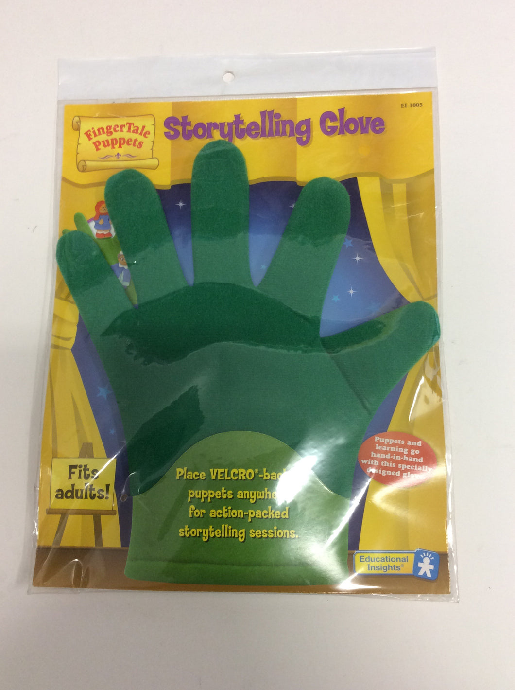 Story telling finger puppets glove