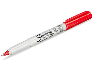 SF18 - Permanent Marker Sharpie Ultra Fine Red