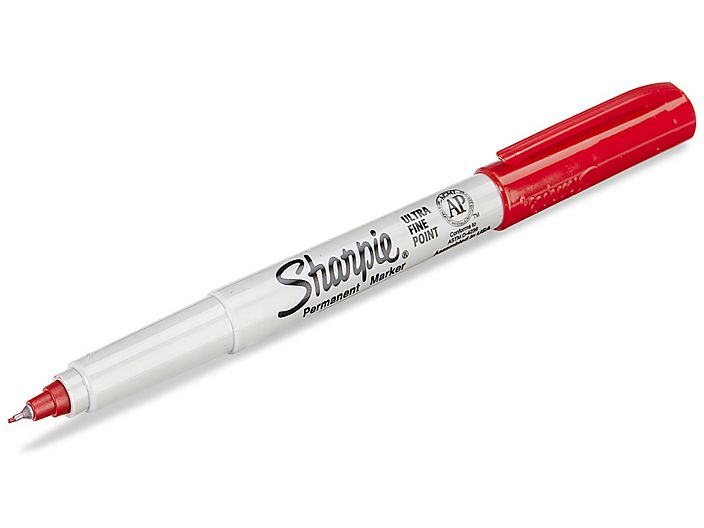 SF18 - Permanent Marker Sharpie Ultra Fine Red