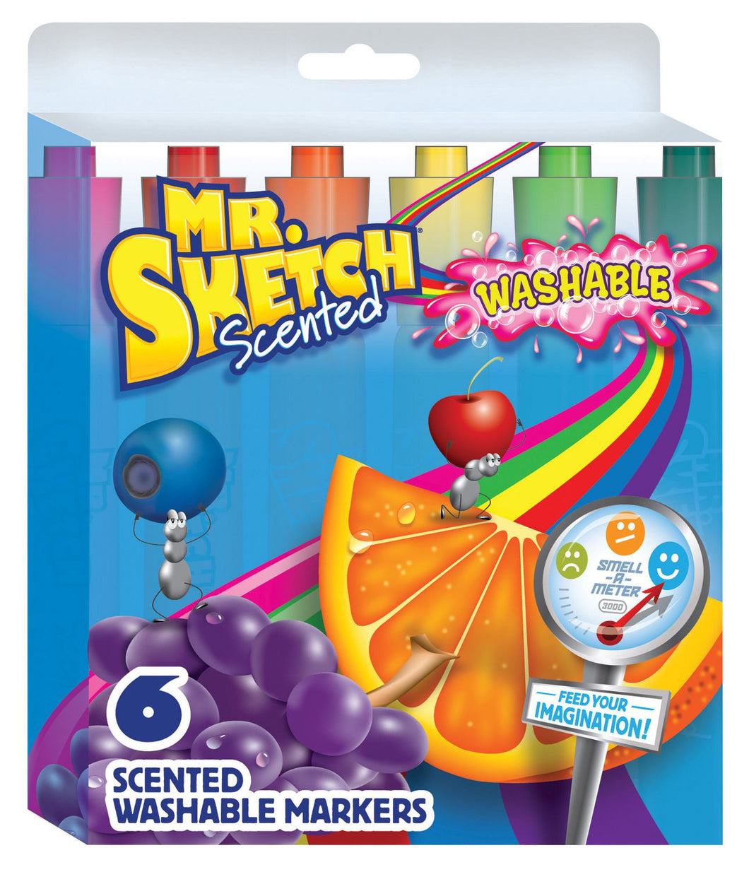 SF30 - Pkg of 6 Mr Sketch Sented Markers