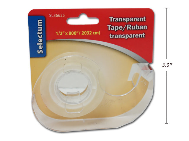 SS66 - Clear Tape (Dispenser) 1/2”